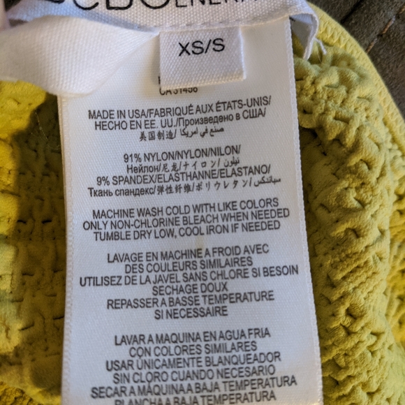 BCBG | textured citron yellow mini dress xs/s euc - Picture 4 of 6